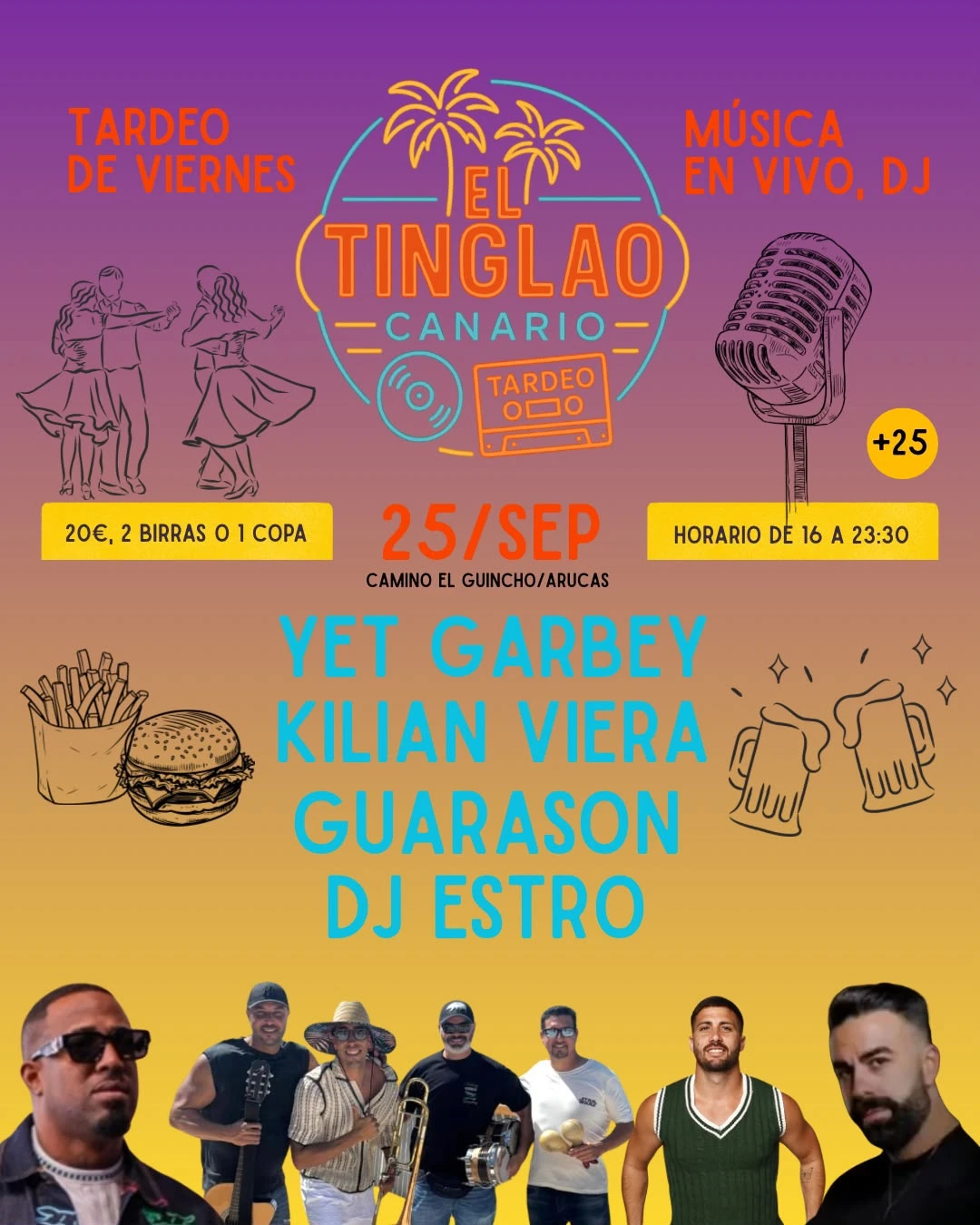 Entradas EL TINGLAO CANARIO 25 SEP 2026 en 